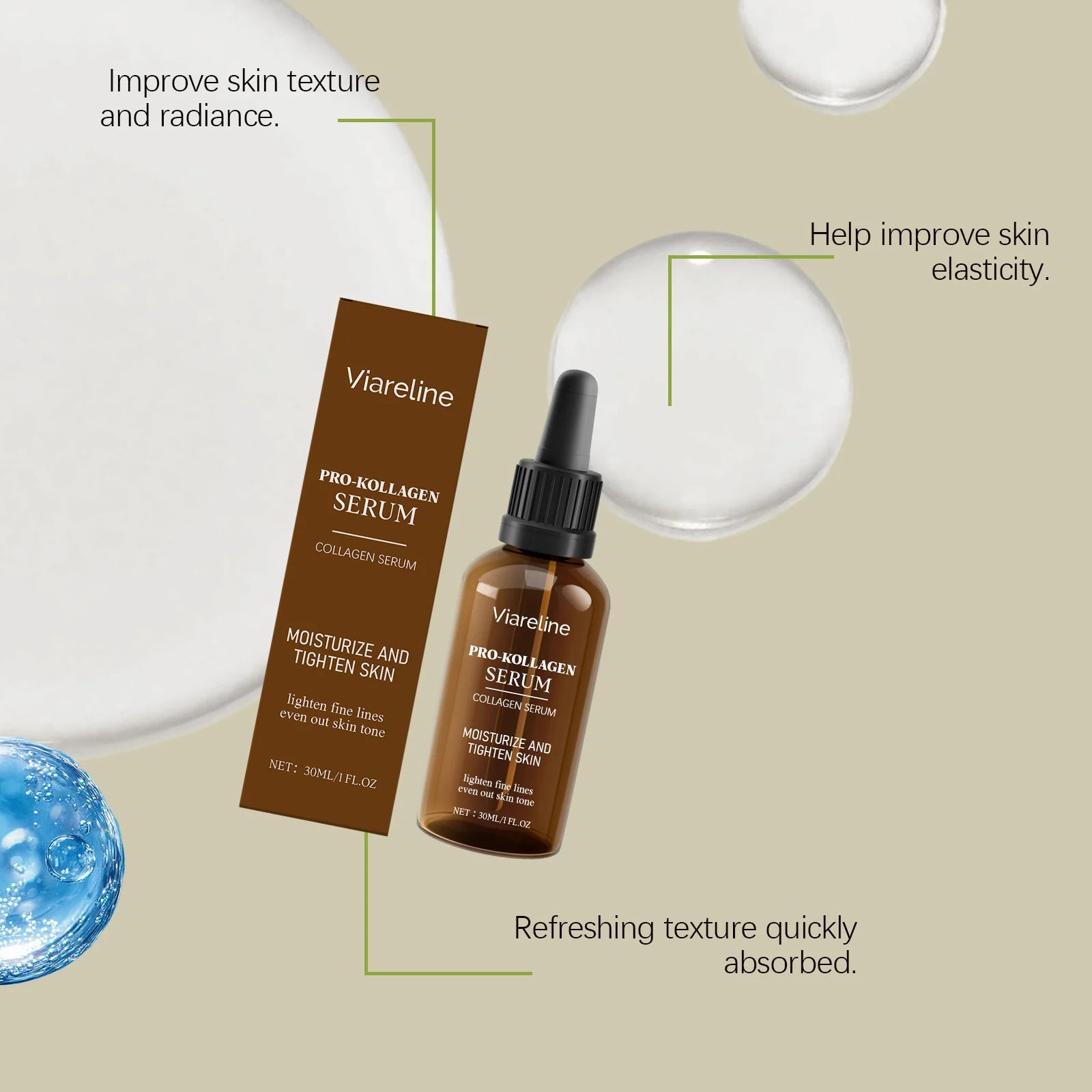 Facial Care Serum for Daily Use Hydrates Moisturizes & Nourishes Facial Skin Supports Plump Radiant Complexion for Facial Care