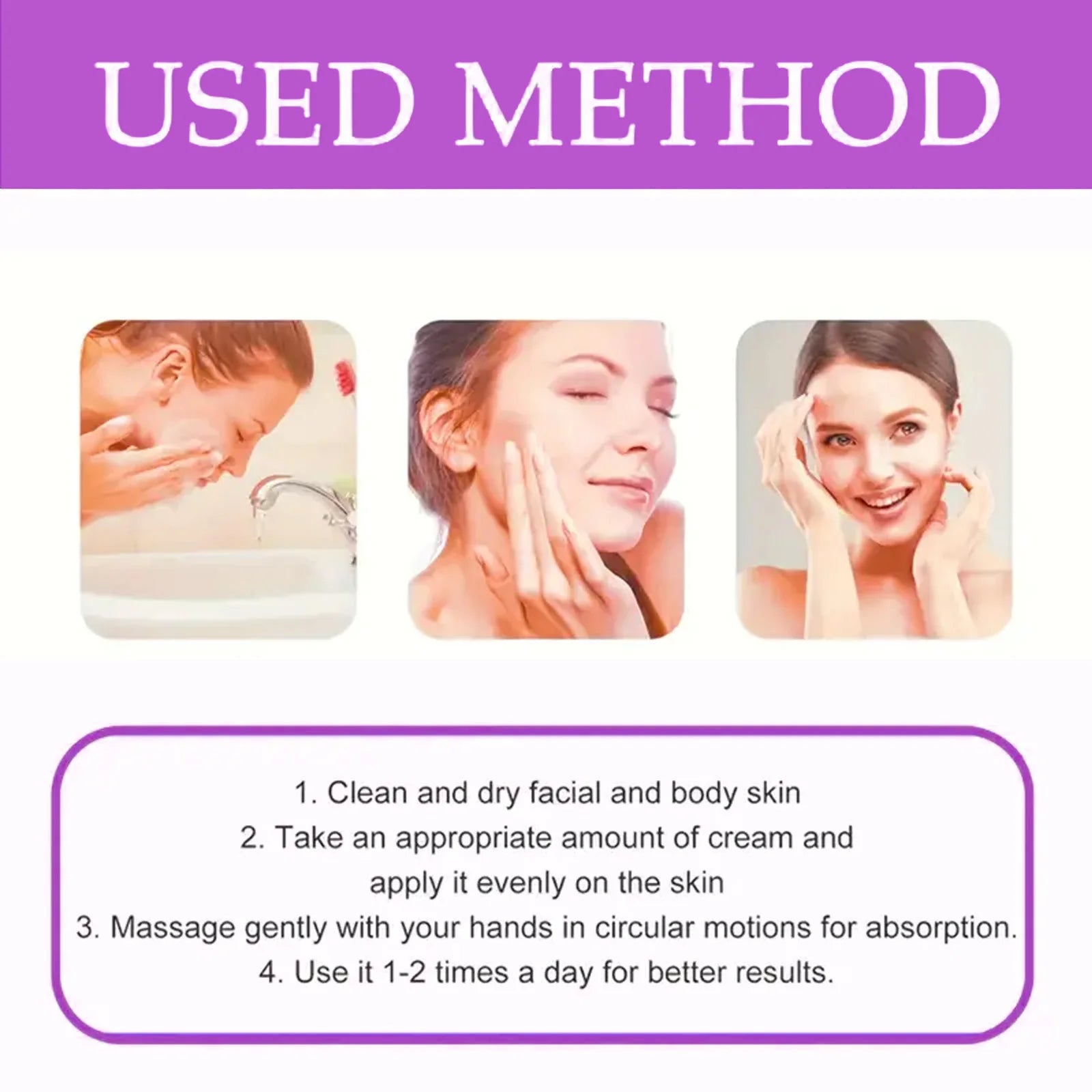 Instant Face Lift & Firm Skin Cream Sustainable Face Lifting Reduces Fine Lines Gentle Moisturizing Care Cream